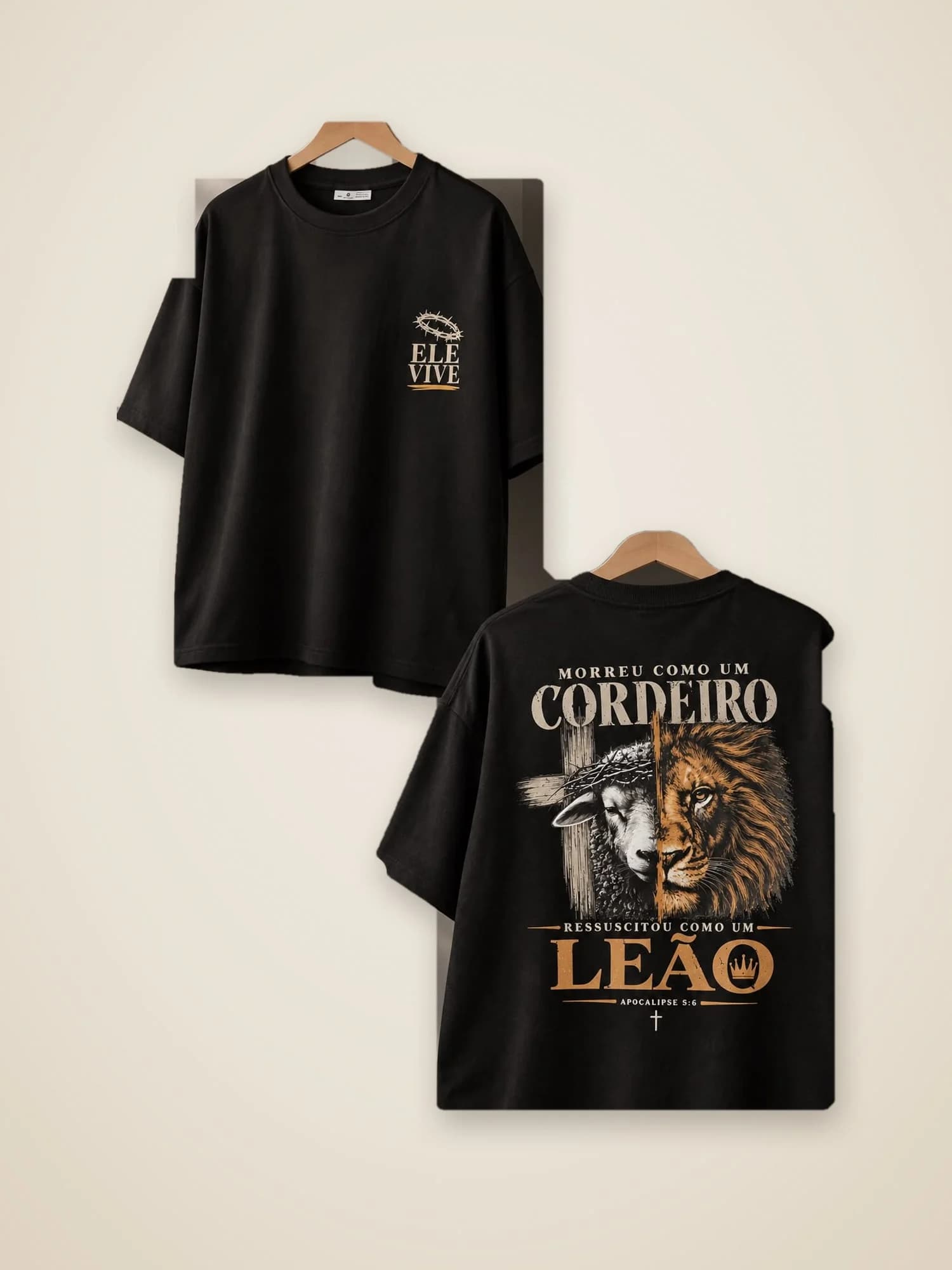 Camiseta Oversized Ele Vive, foto 1