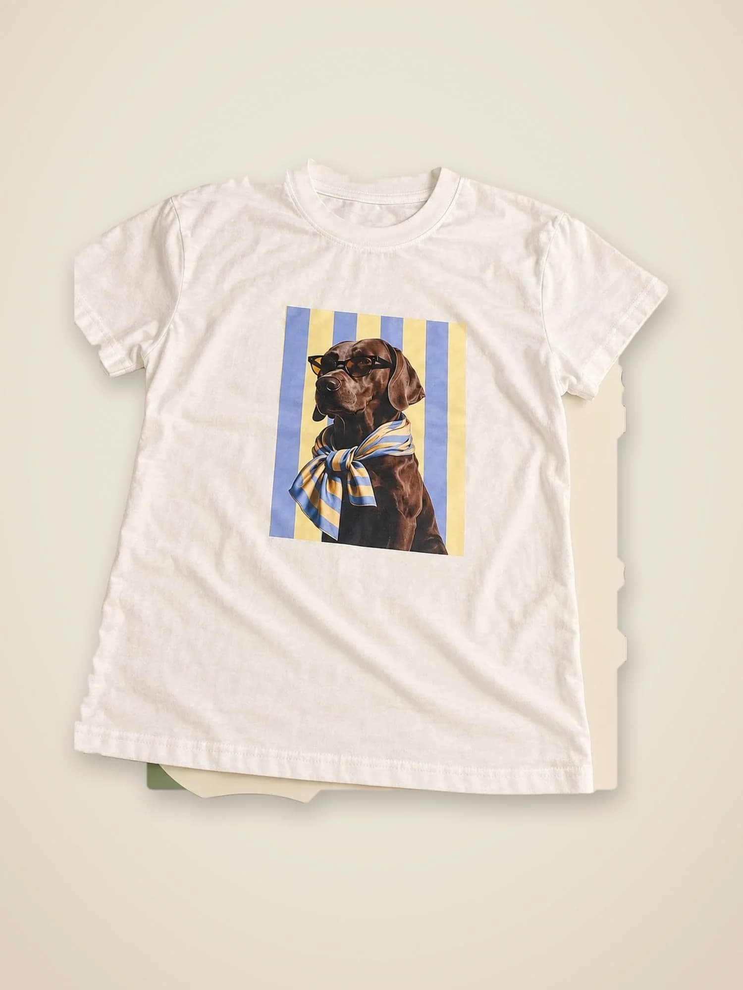 Camiseta Cachorro de Lenço
