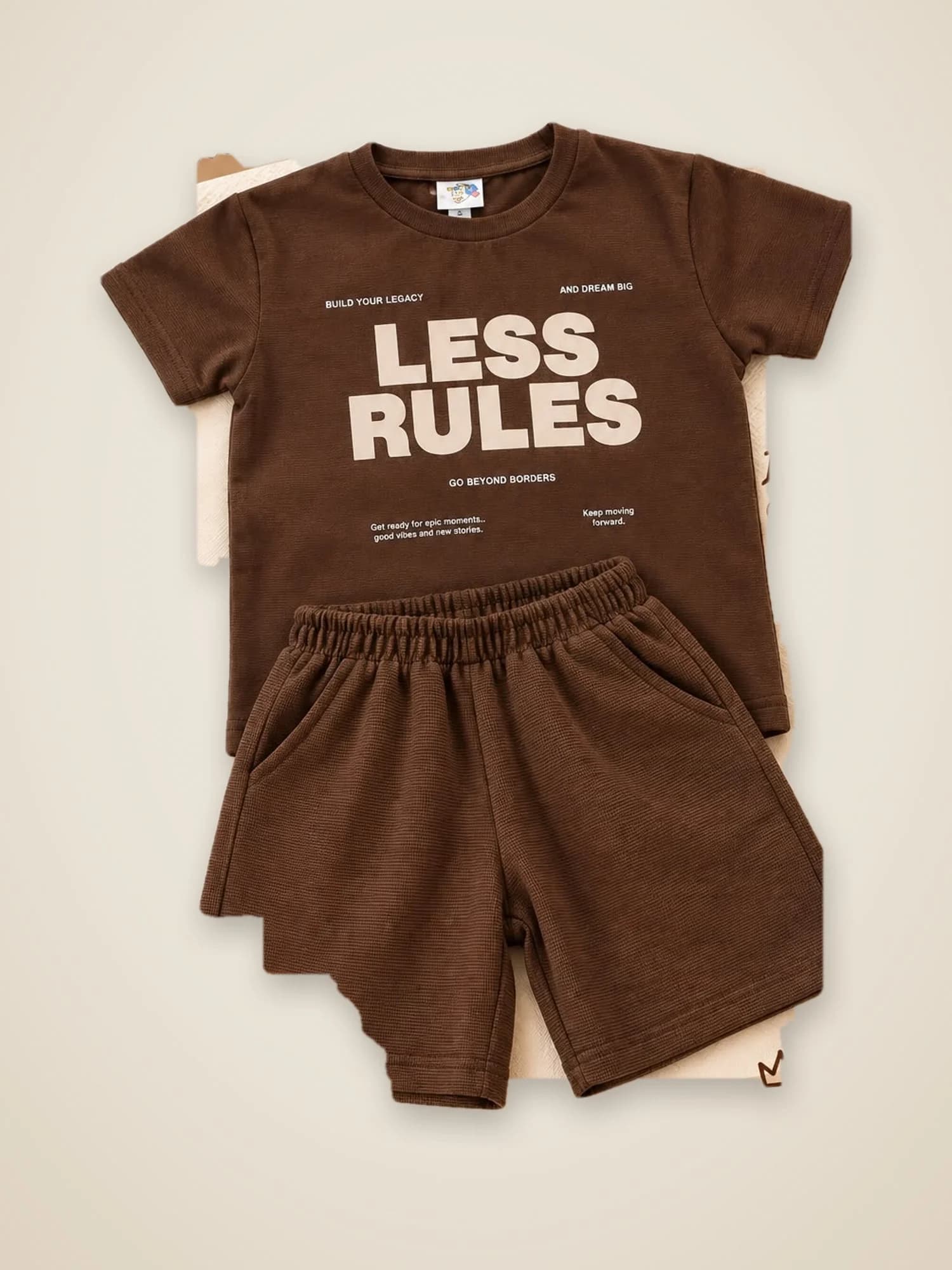 Conjunto Camiseta e Bermuda Less Rules, foto 2