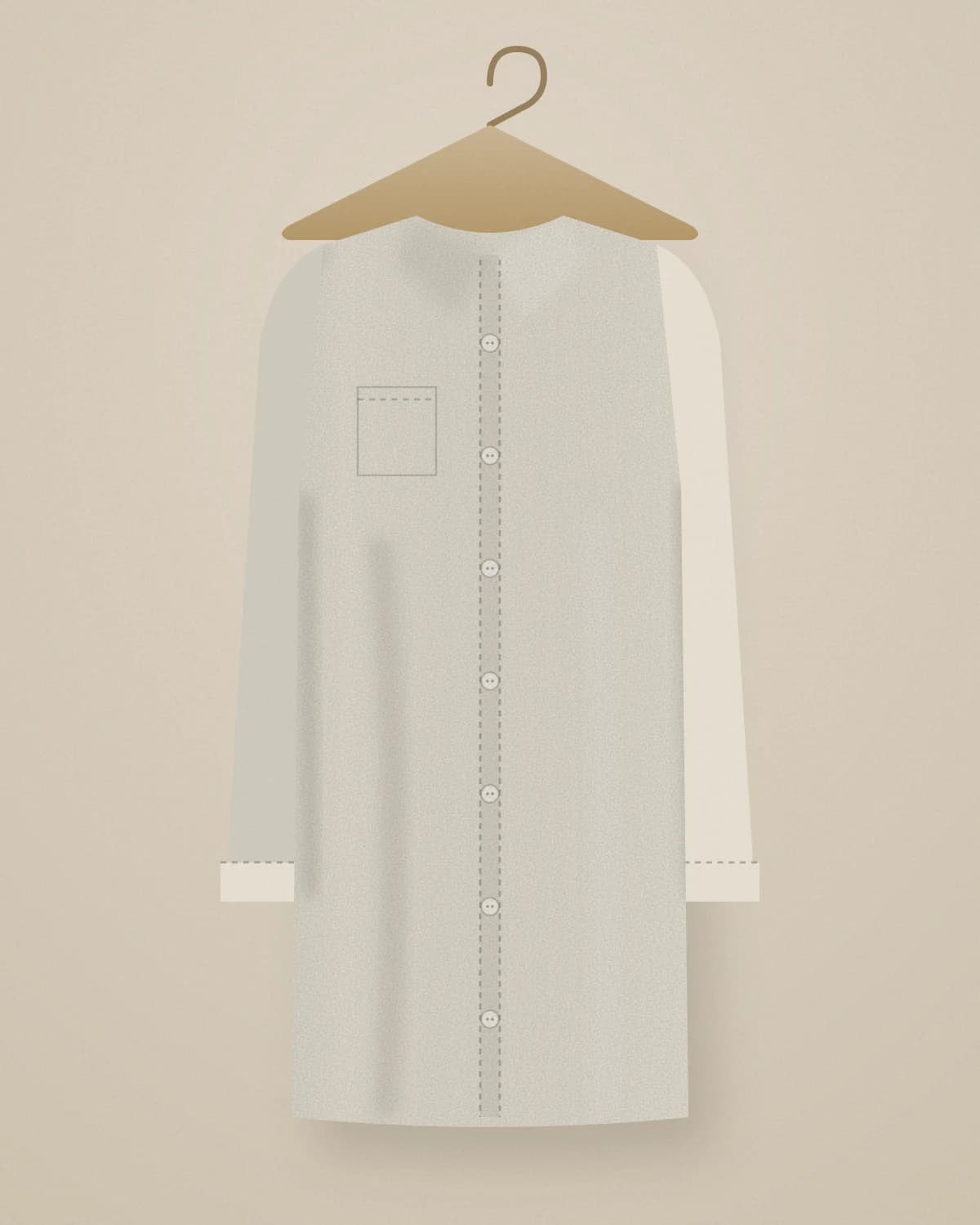 Camisa Linho Off-white