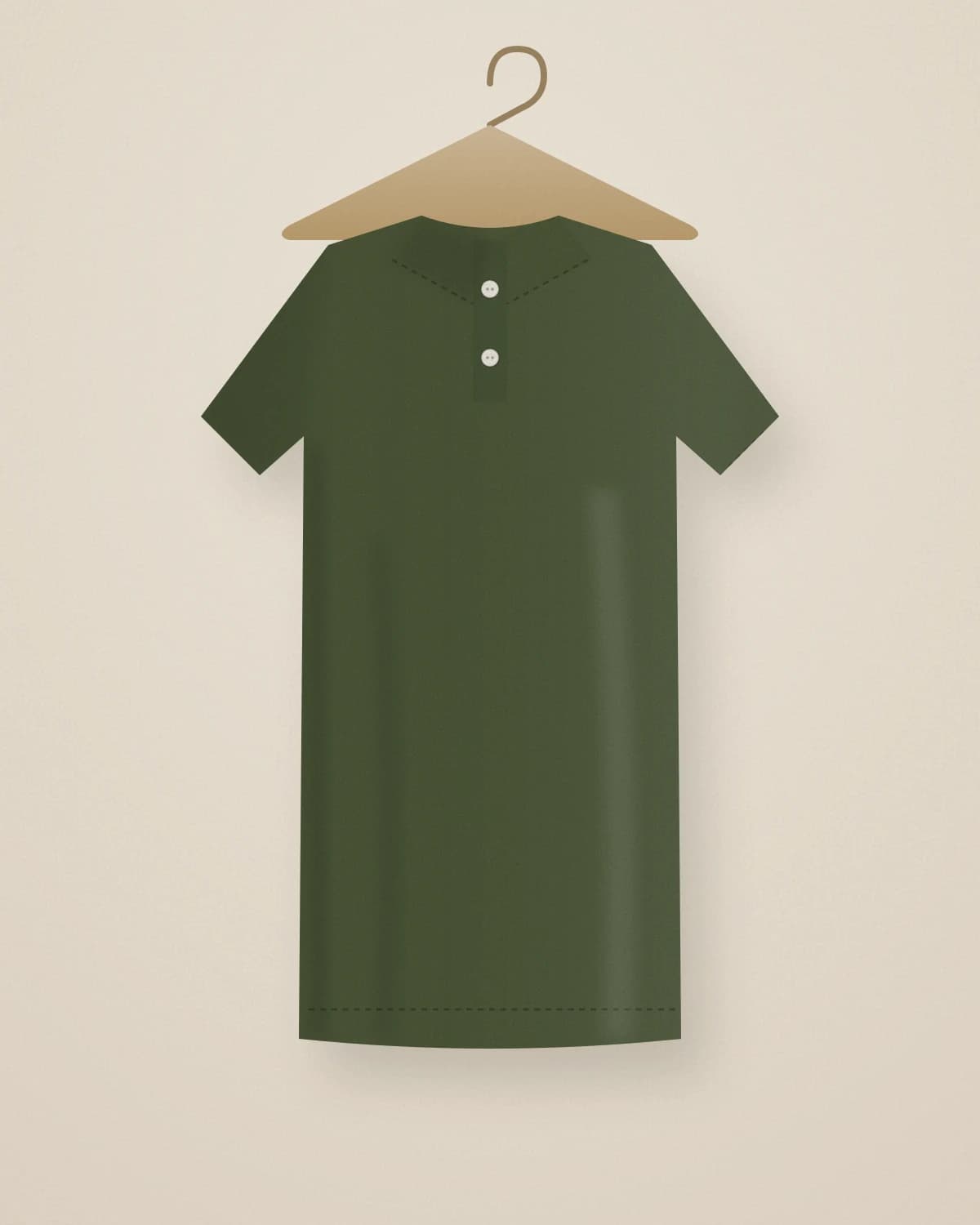 Polo Piquet Verde Musgo